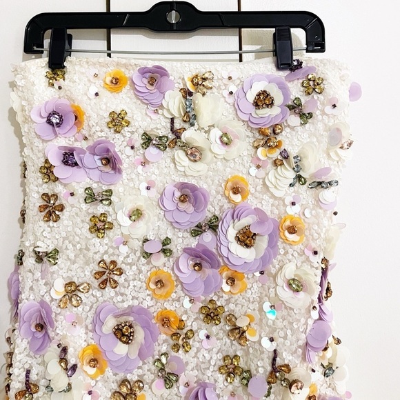 New LoveShackFancy Deja 3D Foral Embellish Dress - Picture 9 of 11